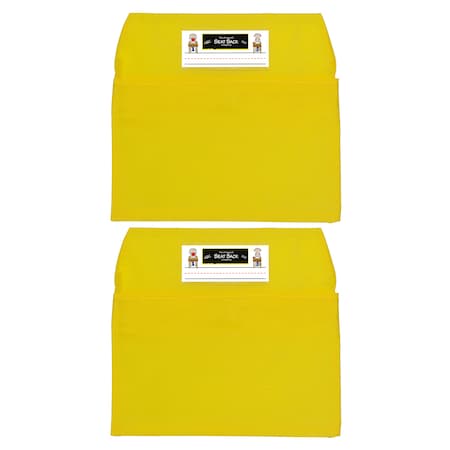 Seat Sack Seat Sack, Small, 12 inch, Chair Pocket, Yellow, PK2 40112